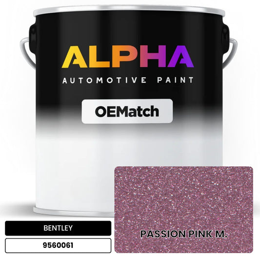 BENTLEY PASSION PINK M. 9560061 OEMatch Basecoat
