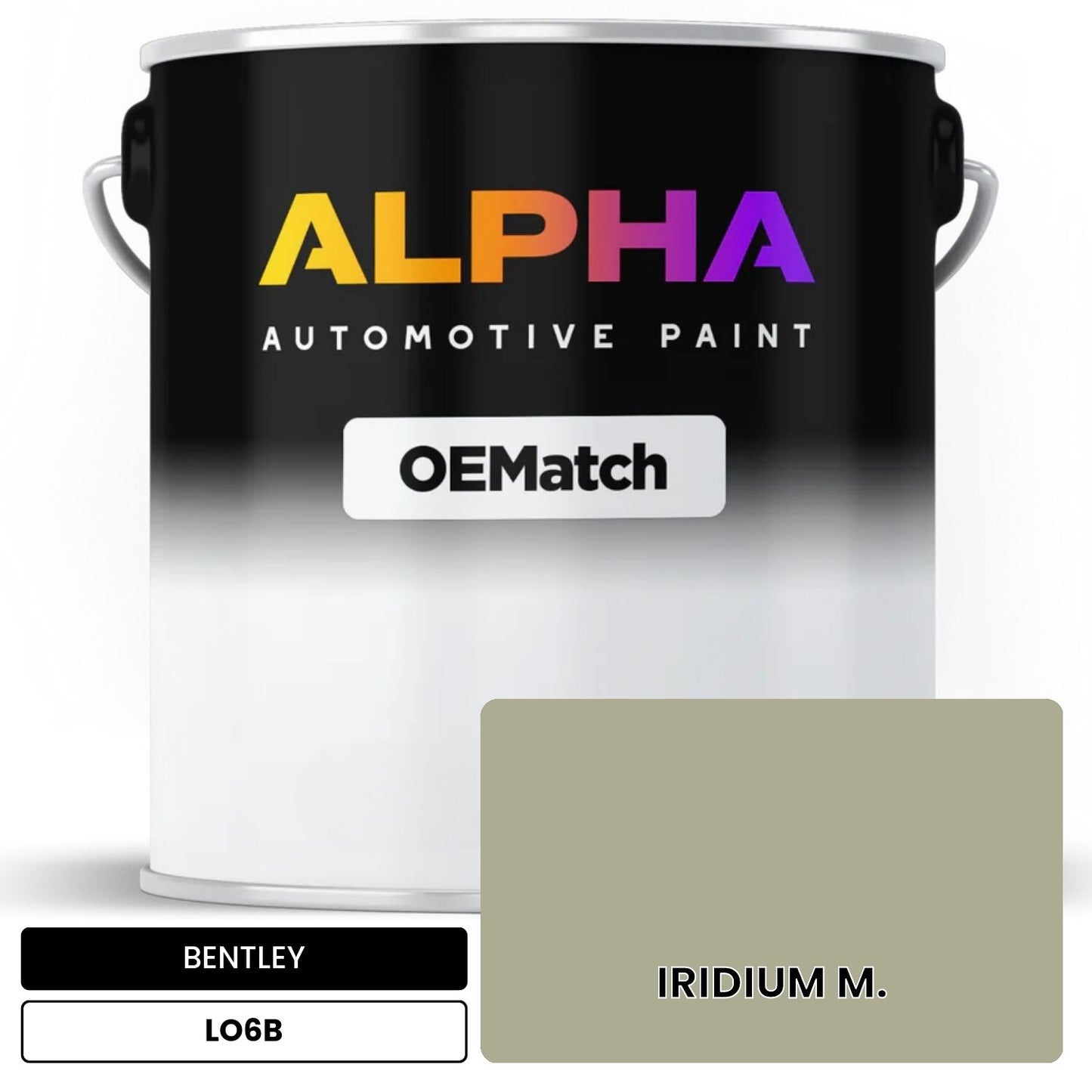 BENTLEY IRIDIUM M. LO6B OEMatch Basecoat