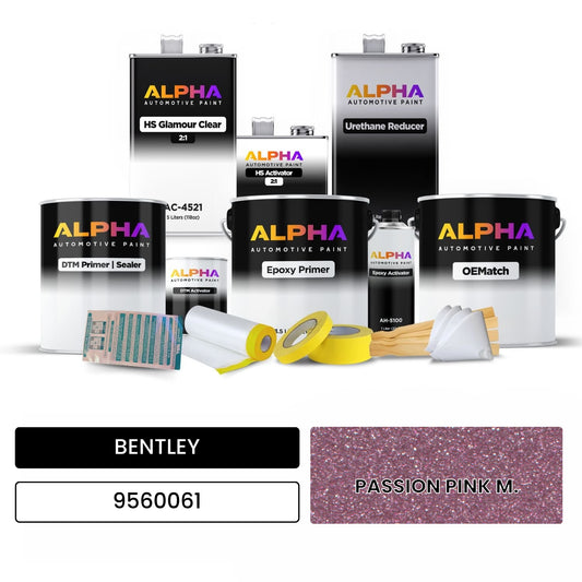 BENTLEY PASSION PINK M. 9560061 OEMatch Vehicle Paint Kit