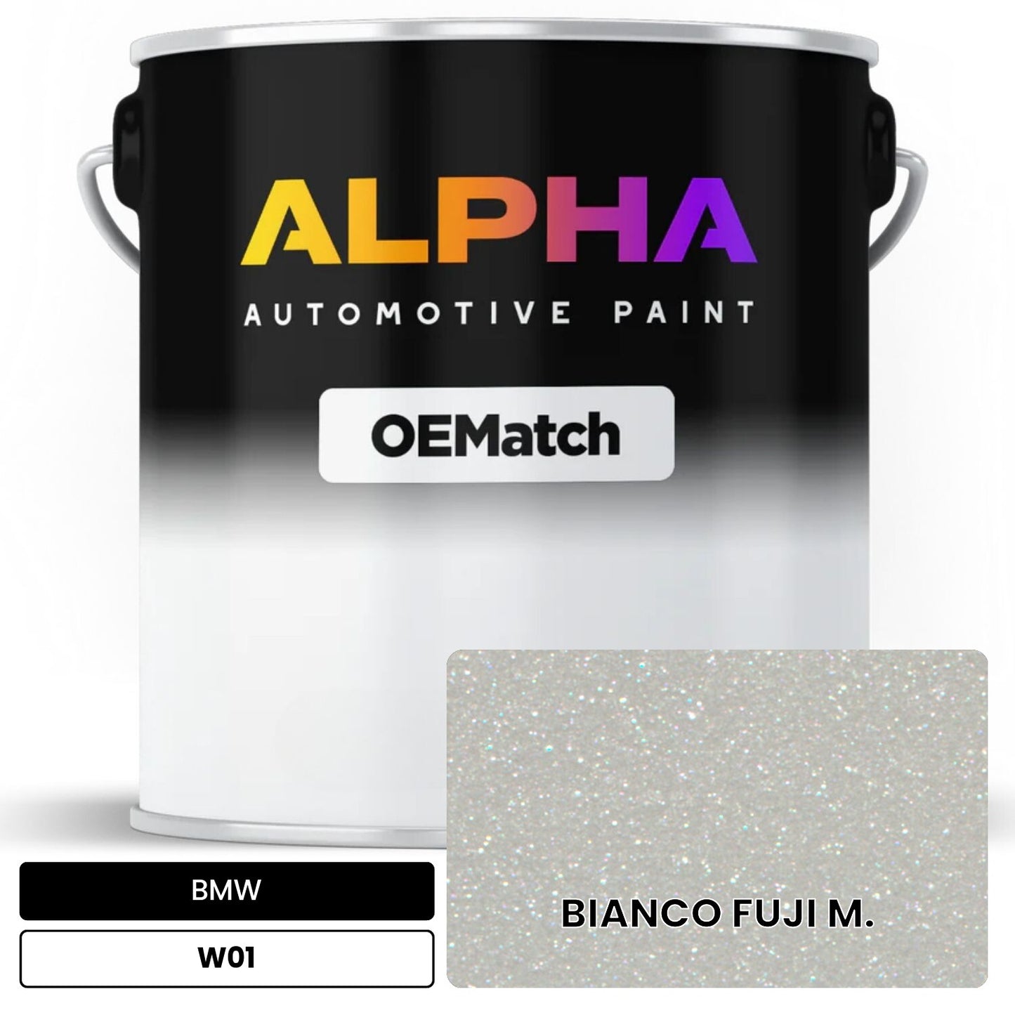 BMW BIANCO FUJI M. W01 OEMatch Basecoat
