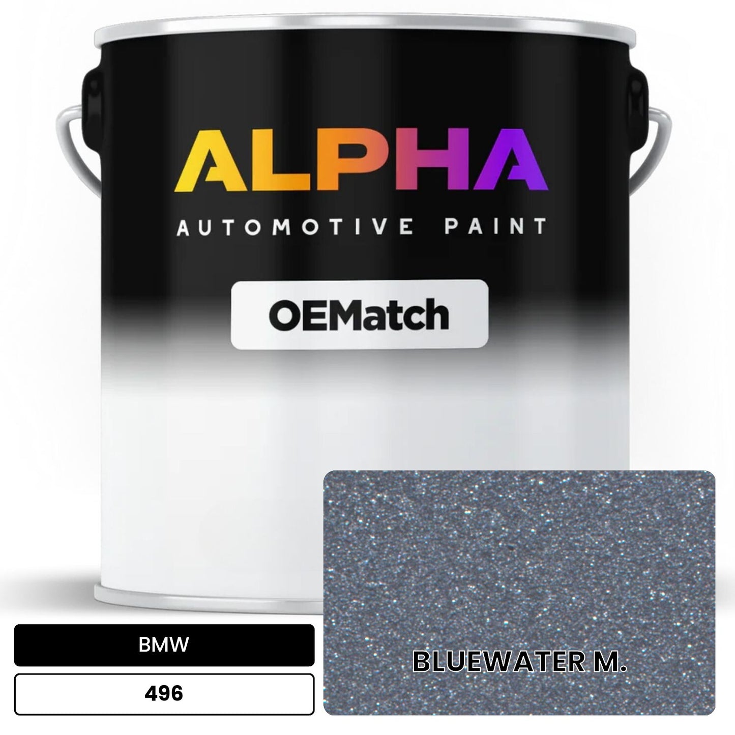 BMW BLUEWATER M. 496 OEMatch Basecoat