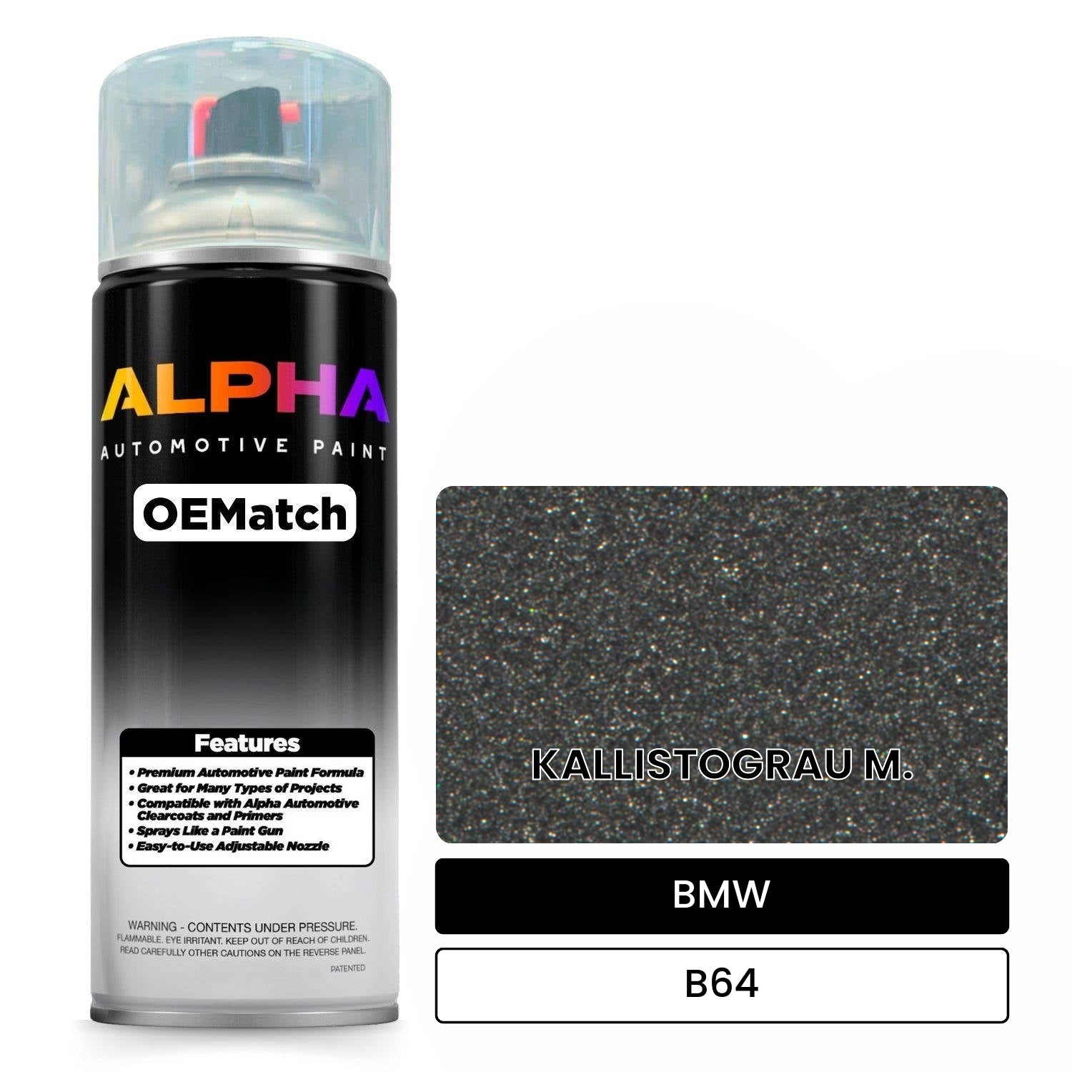 BMW KALLISTOGRAU M. B64 OEMatch Spraycan