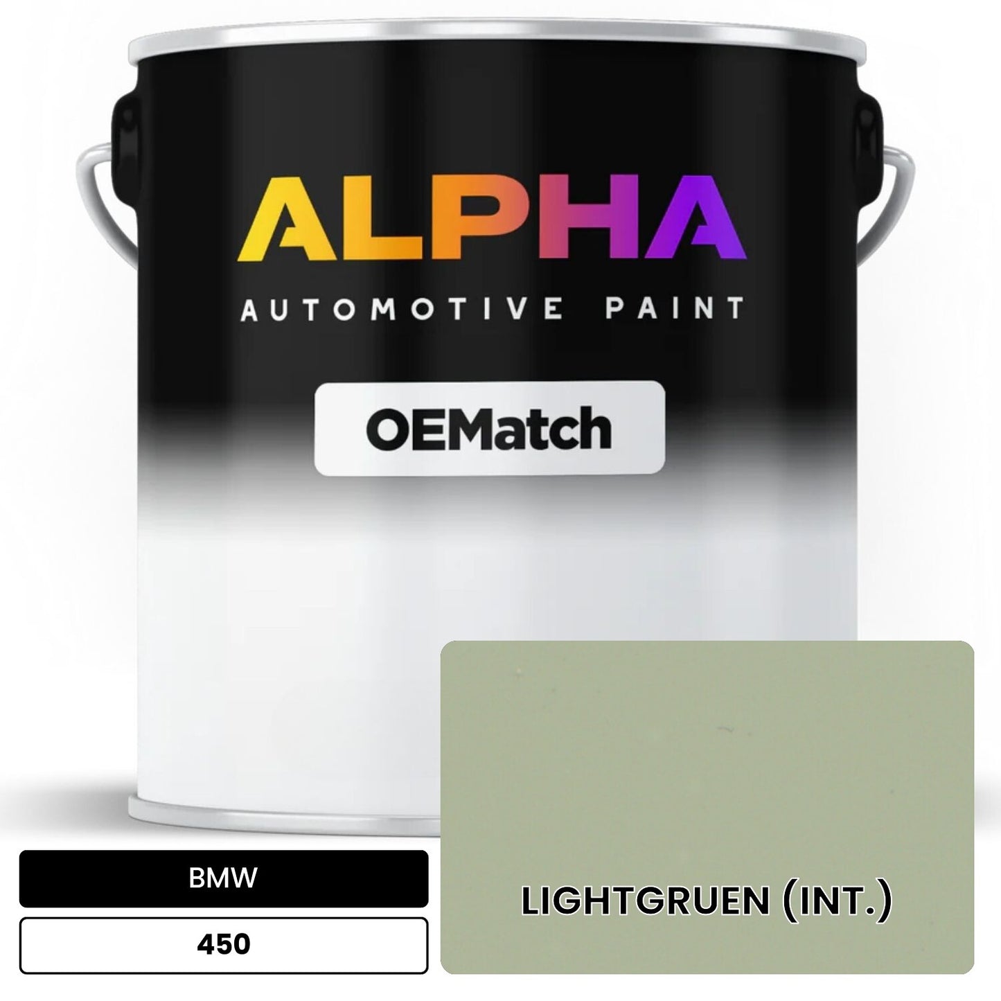 BMW LIGHTGRUEN (INT.) 450 OEMatch Basecoat