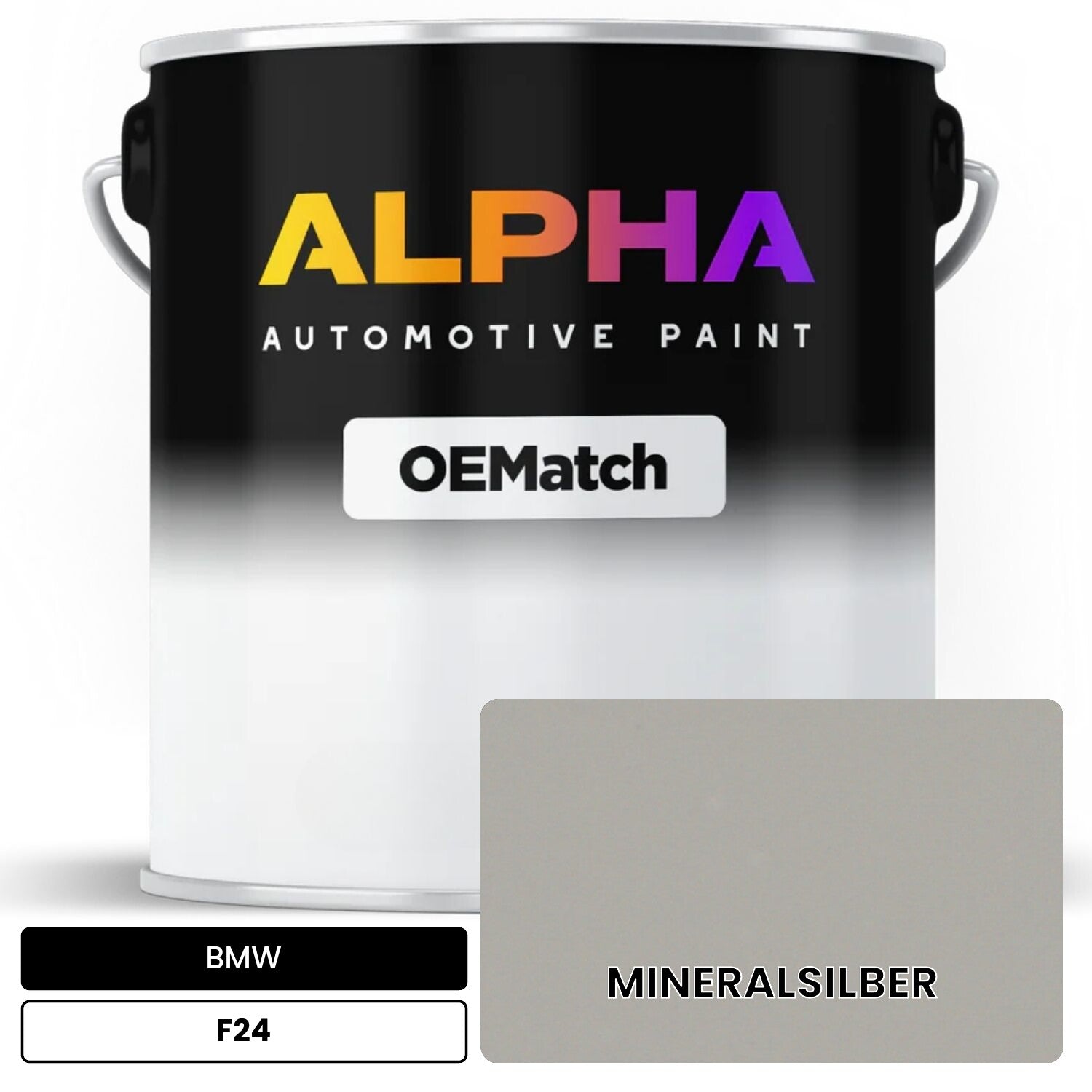BMW MINERALSILBER F24 OEMatch Basecoat