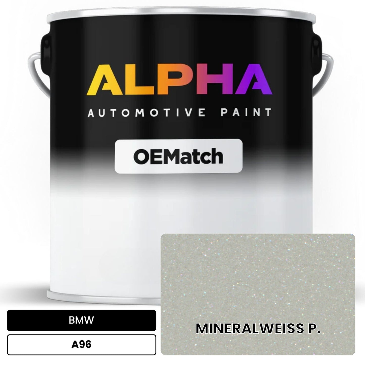 BMW MINERALWEISS P. A96 OEMatch Basecoat