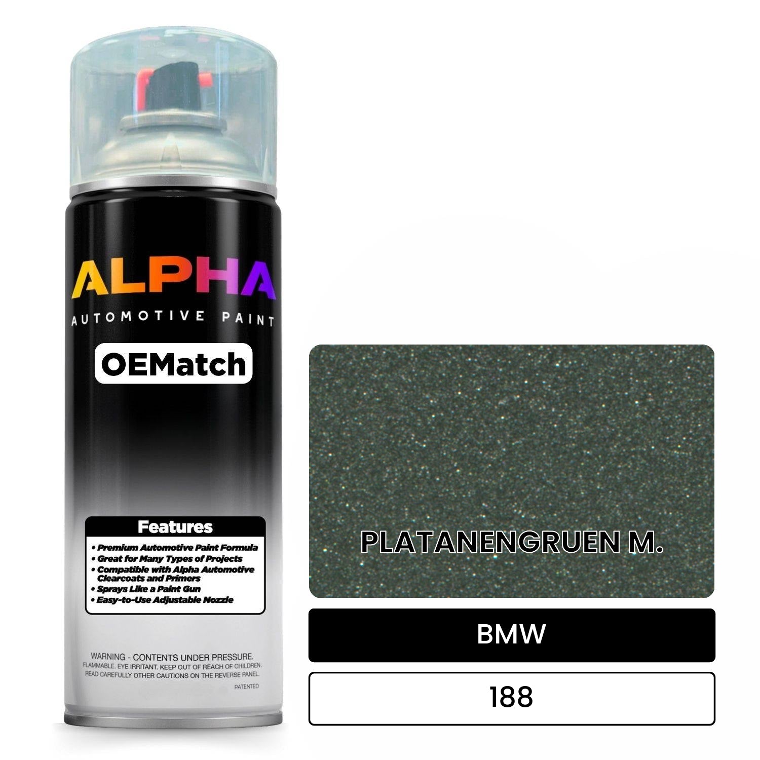 BMW PLATANENGRUEN M. 188 OEMatch Spraycan
