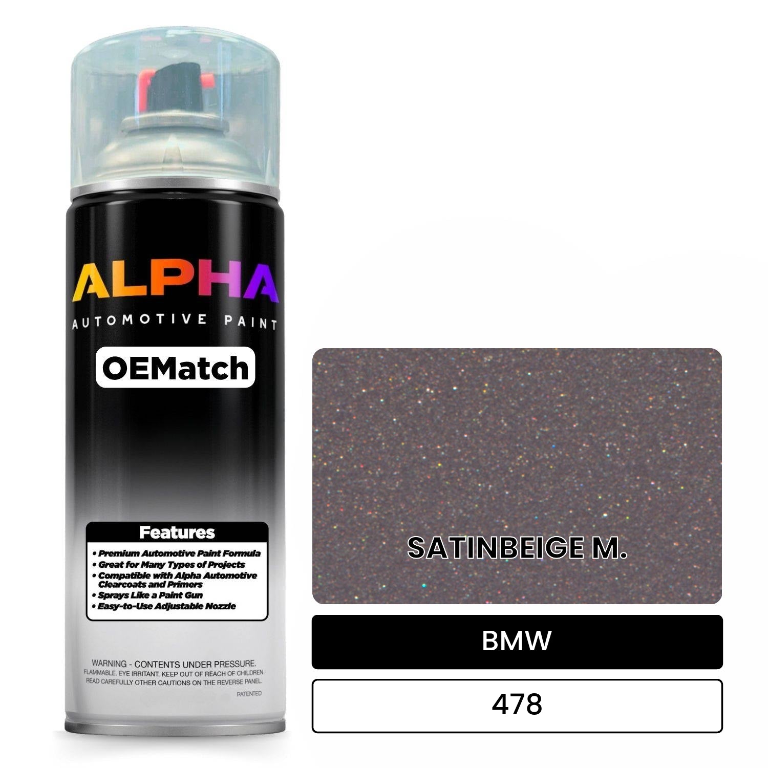BMW SATINBEIGE M. 478 OEMatch Spraycan