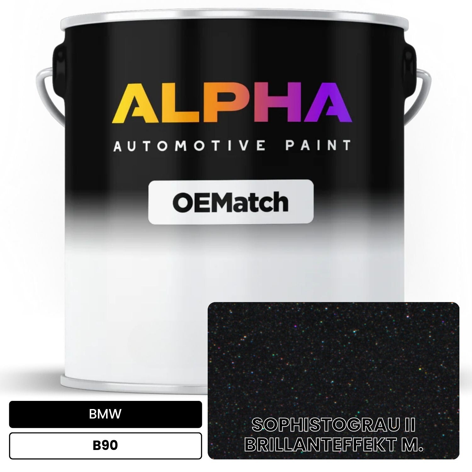 BMW SOPHISTOGRAU II BRILLANTEFFEKT M. B90 OEMatch Basecoat