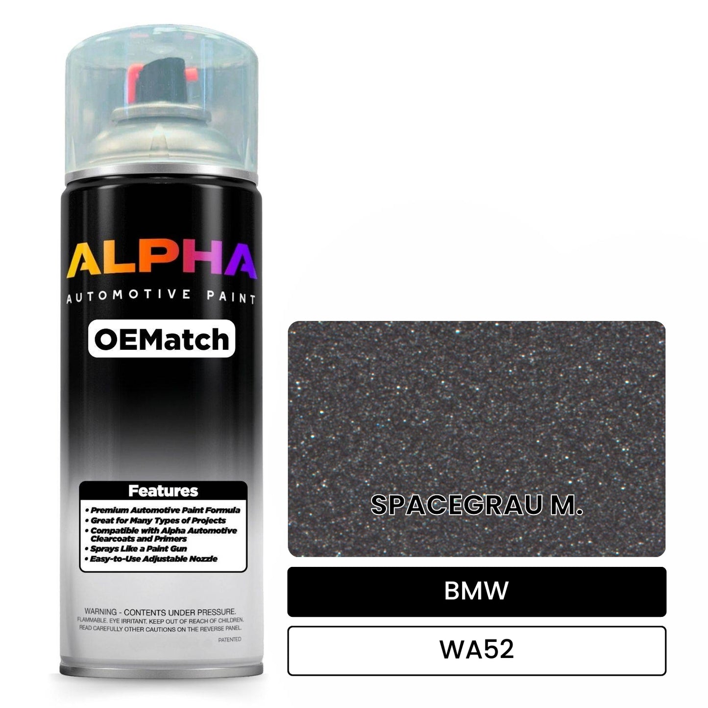 BMW SPACEGRAU M. WA52 OEMatch Spraycan