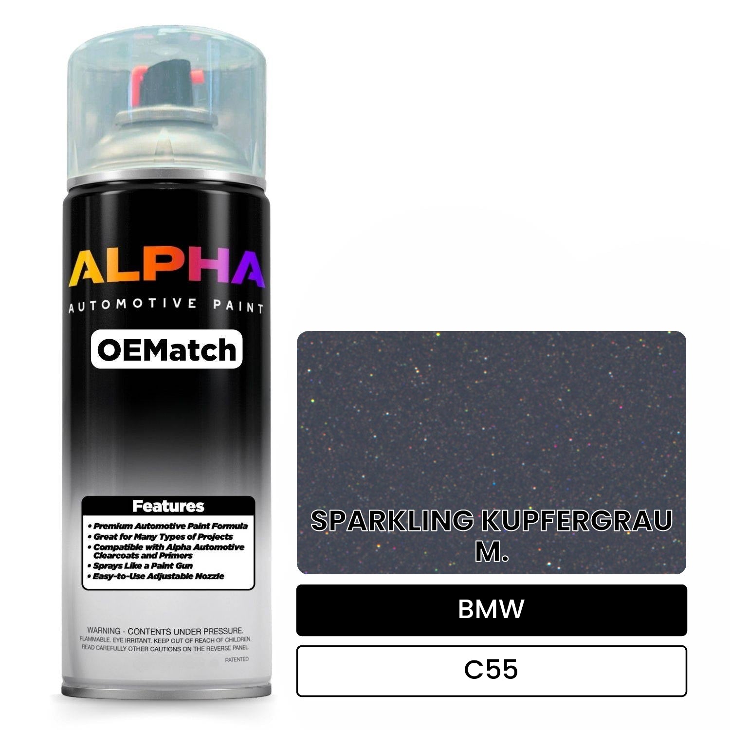 BMW SPARKLING KUPFERGRAU M. C55 OEMatch Spraycan