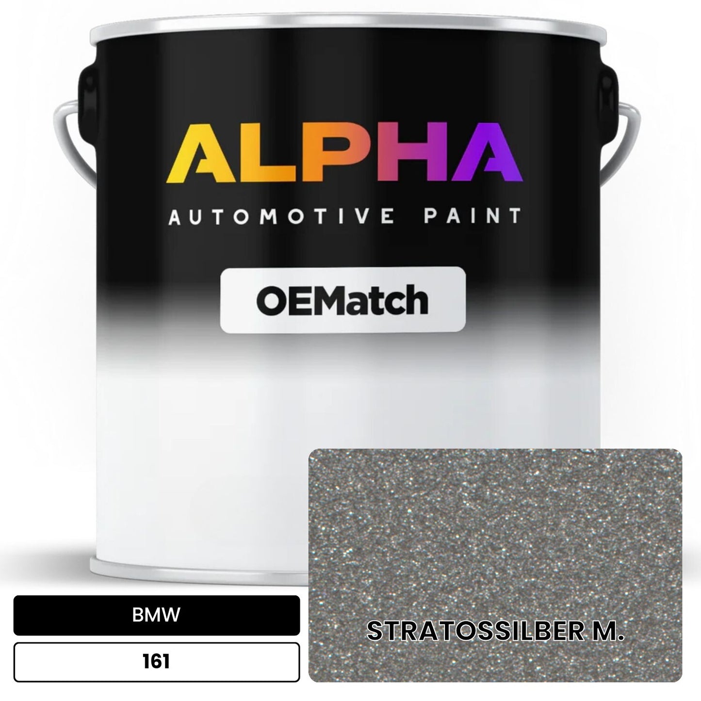 BMW STRATOSSILBER M. 161 OEMatch Basecoat