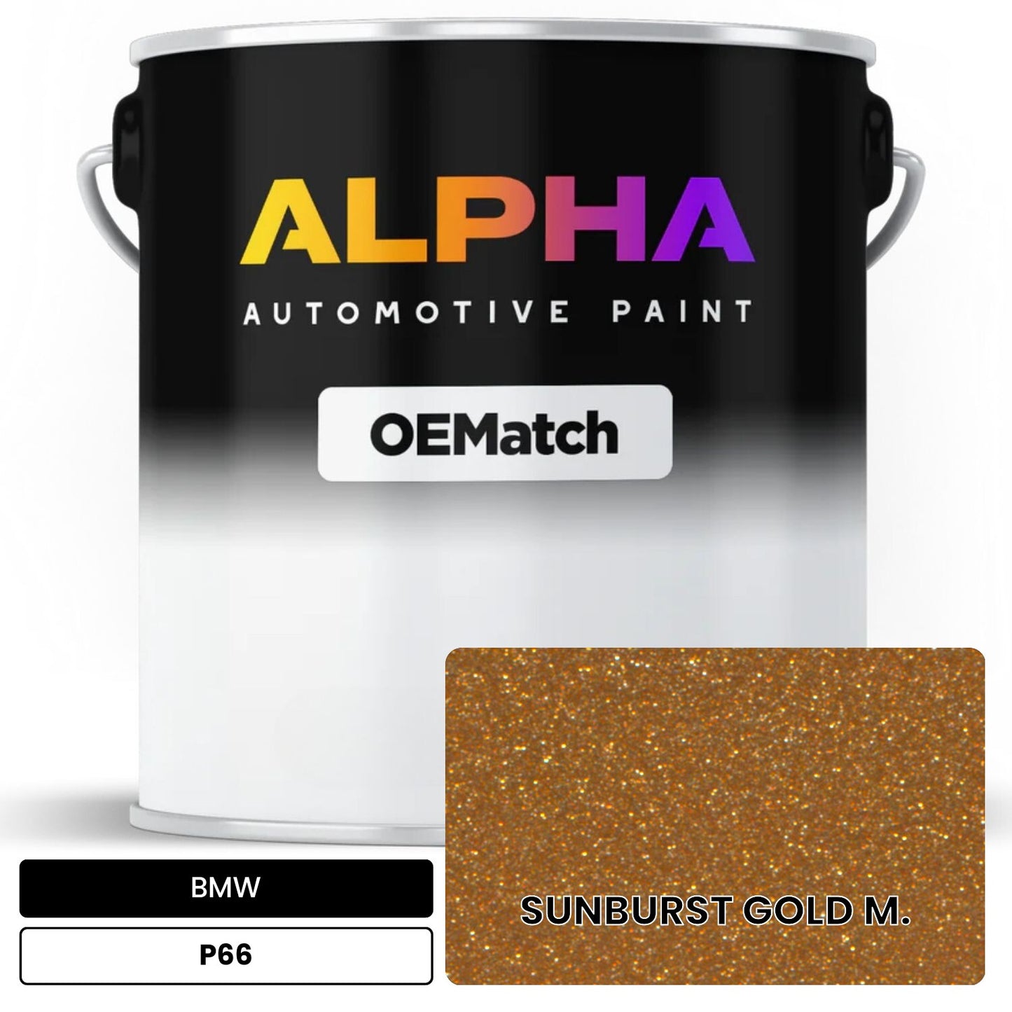 BMW SUNBURST GOLD M. P66 OEMatch Basecoat