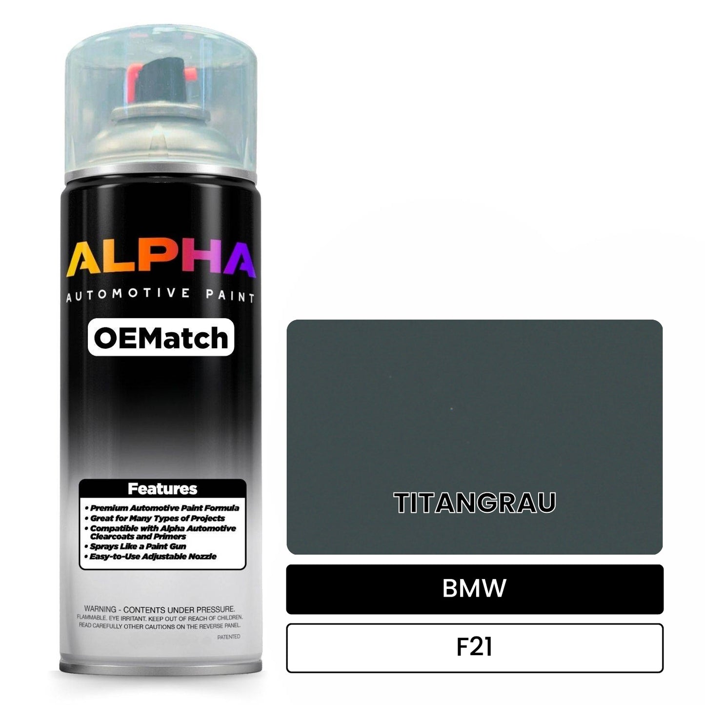 BMW TITANGRAU F21 OEMatch Spraycan