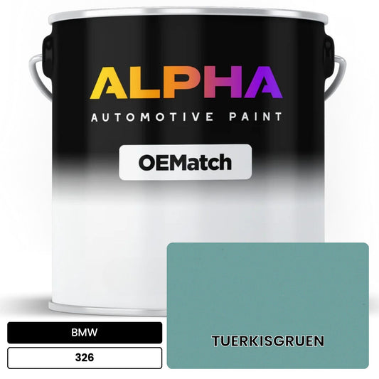 BMW TUERKISGRUEN 326 OEMatch Basecoat