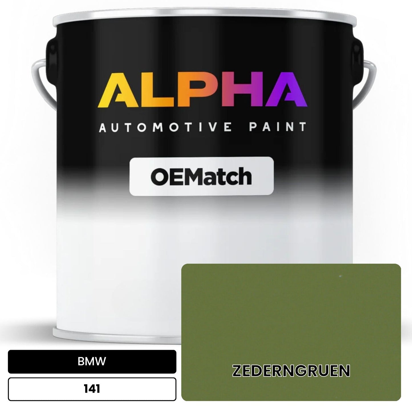 BMW ZEDERNGRUEN 141 OEMatch Basecoat
