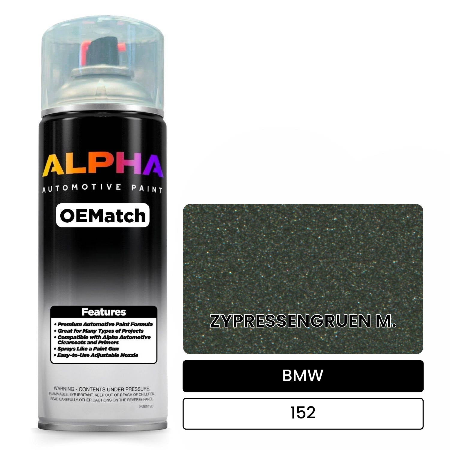 BMW ZYPRESSENGRUEN M. 152 OEMatch Spraycan