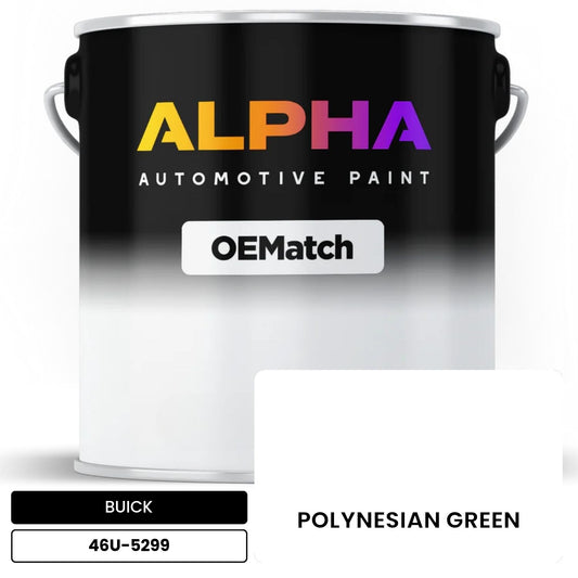 BUICK POLYNESIAN GREEN 46U-5299 OEMatch Basecoat