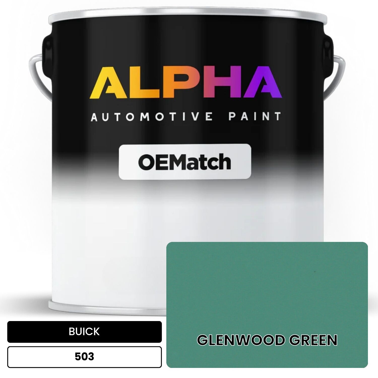 BUICK GLENWOOD GREEN 503 OEMatch Basecoat