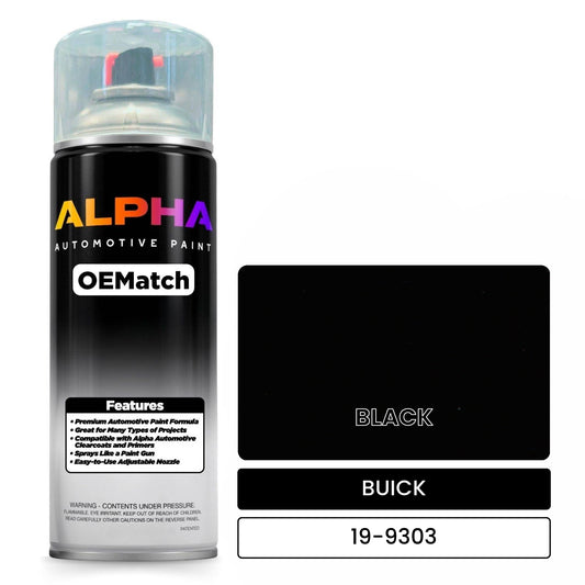 BUICK BLACK 19-9303 OEMatch Spraycan