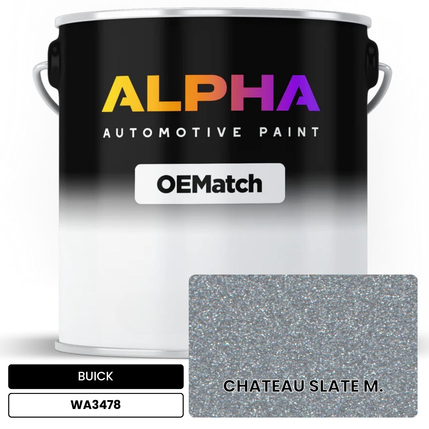 BUICK CHATEAU SLATE M. WA3478 OEMatch Basecoat