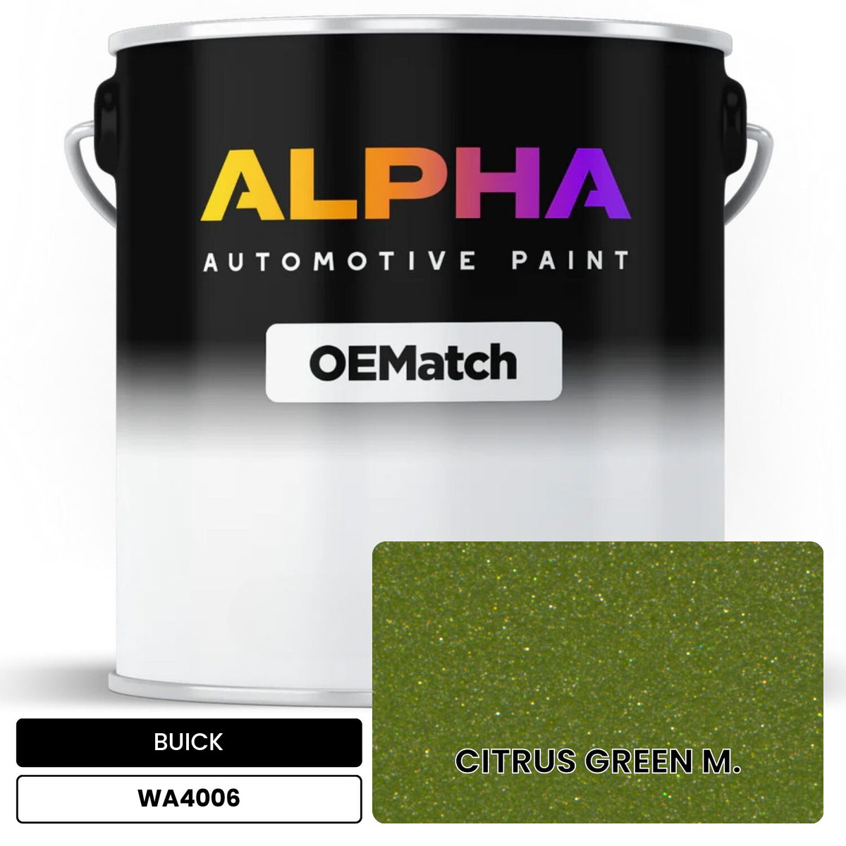 BUICK CITRUS GREEN M. WA4006 OEMatch Basecoat