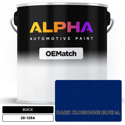 BUICK DARK CLOISONNE BLUE M. 28-128A OEMatch Basecoat