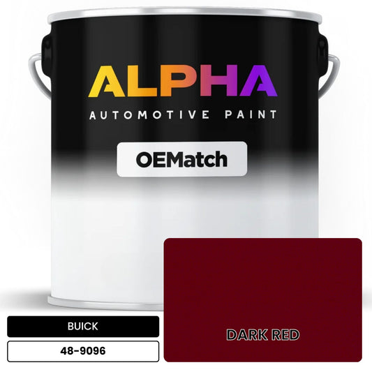 BUICK DARK RED 48-9096 OEMatch Basecoat
