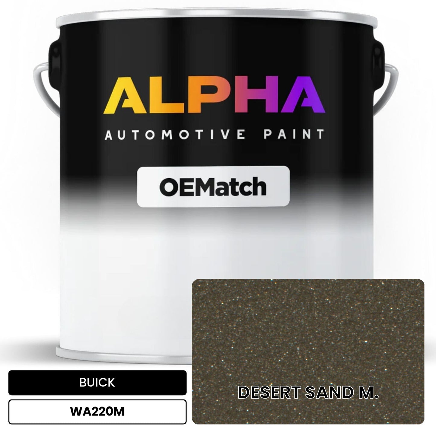 BUICK DESERT SAND M. WA220M OEMatch Basecoat