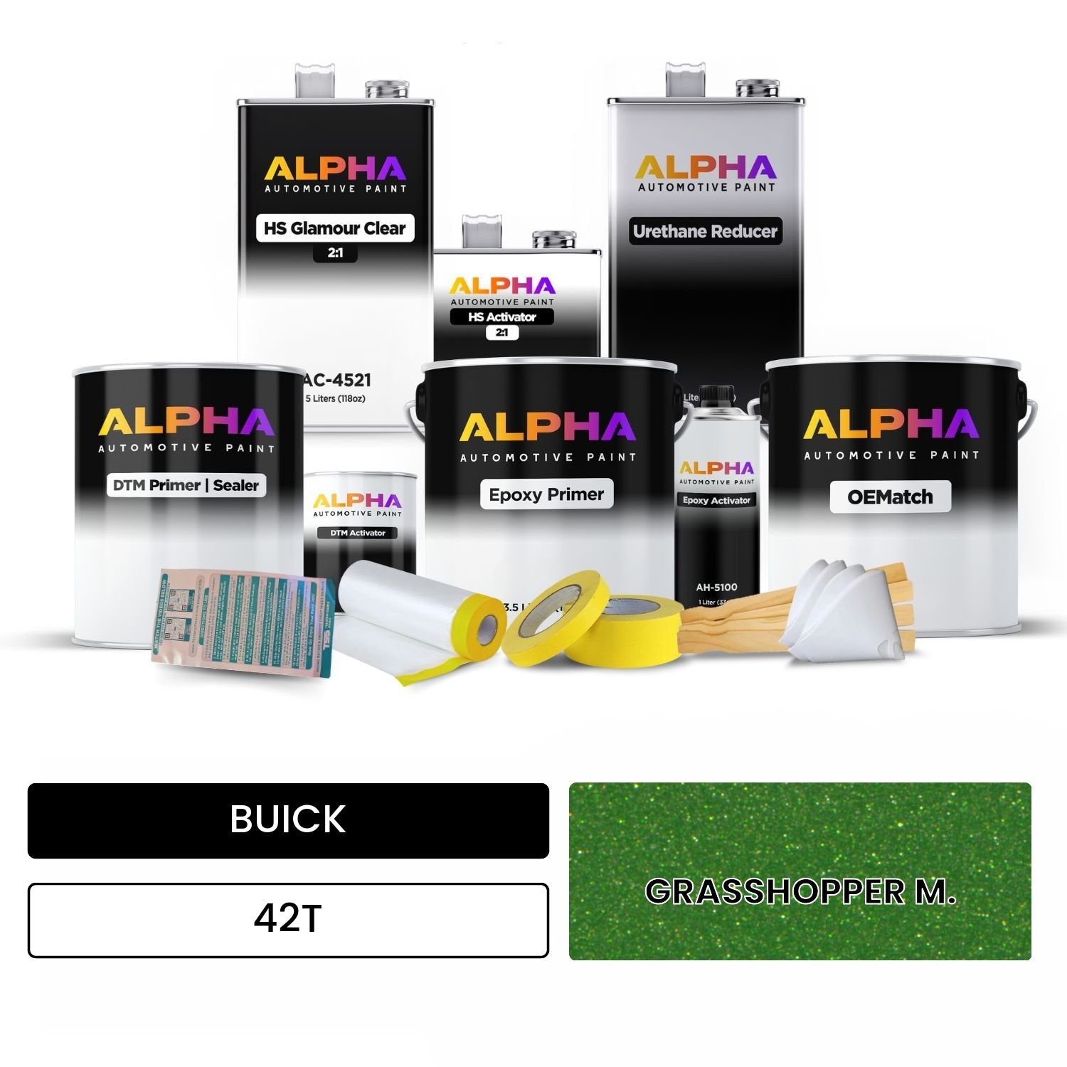BUICK GRASSHOPPER M. 42T OEMatch Vehicle Paint Kit