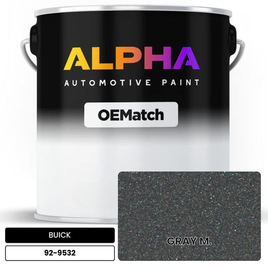 BUICK GRAY M. 92-9532 OEMatch Basecoat