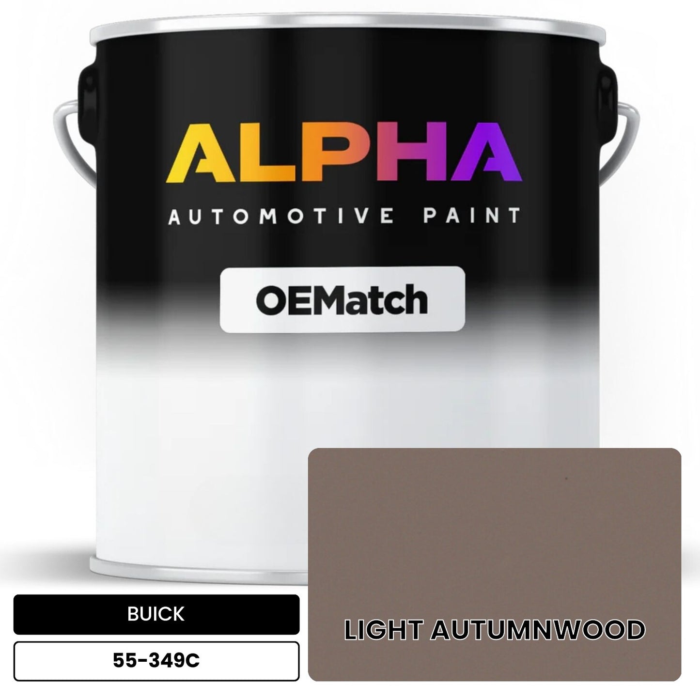 BUICK LIGHT AUTUMNWOOD 55-349C OEMatch Basecoat