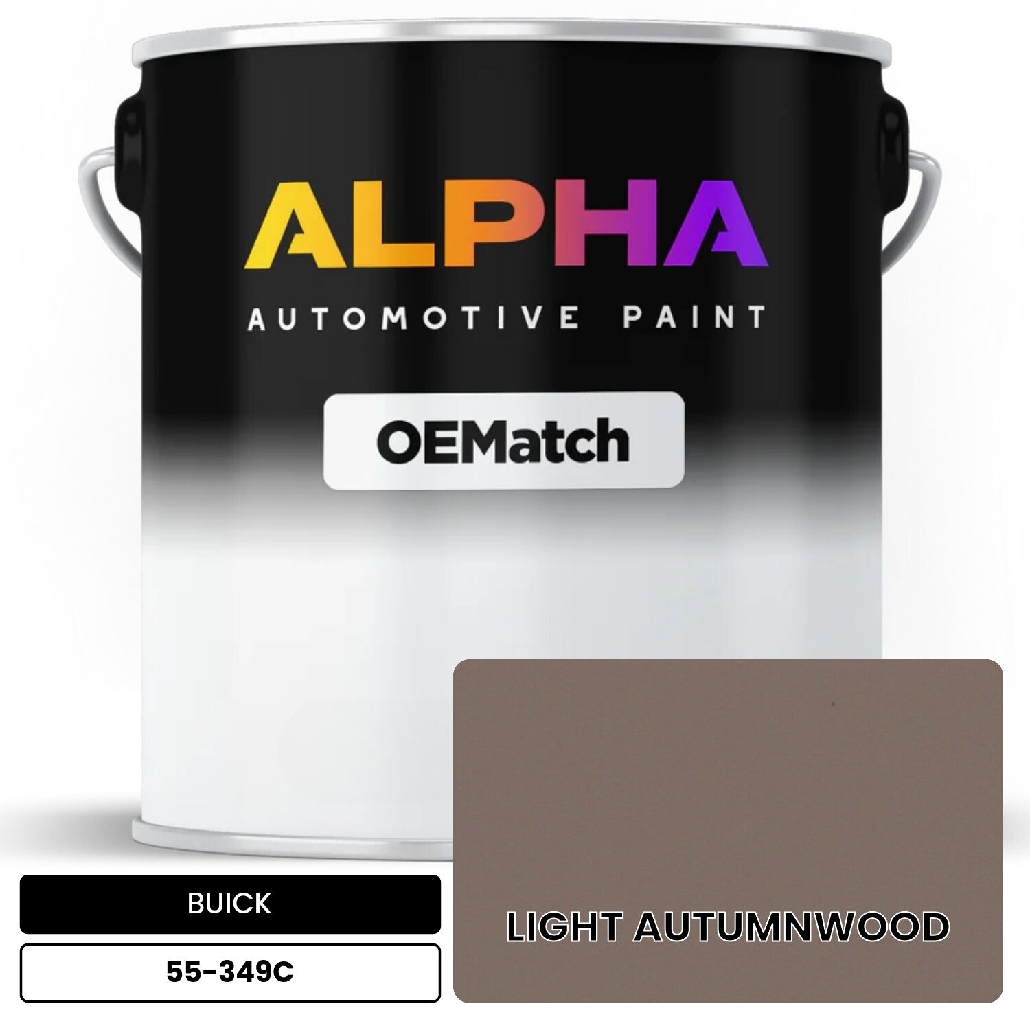 BUICK LIGHT AUTUMNWOOD 55-349C OEMatch Basecoat