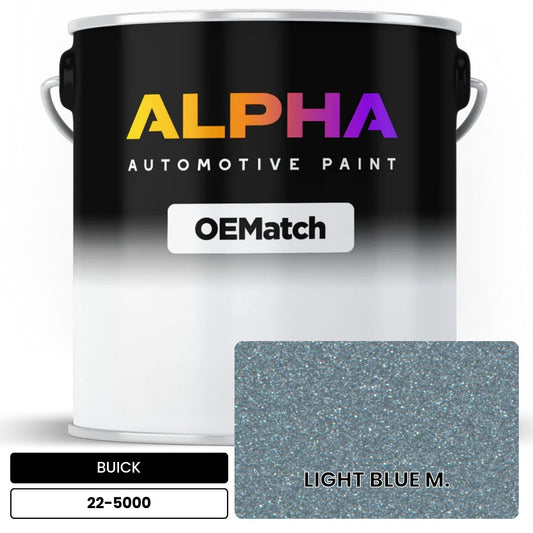 BUICK LIGHT BLUE M. 22-5000 OEMatch Basecoat