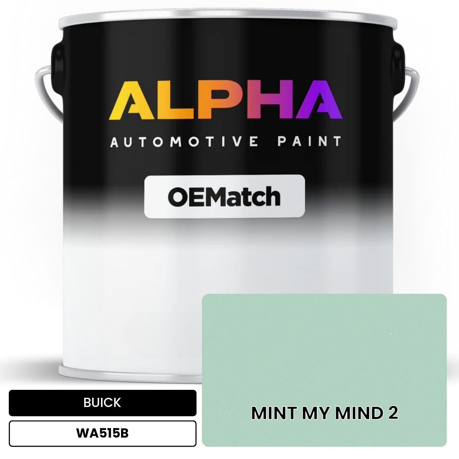 BUICK MINT MY MIND 2 WA515B OEMatch Basecoat