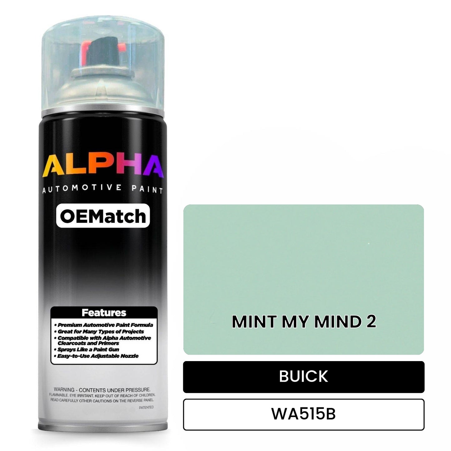 BUICK MINT MY MIND 2 WA515B OEMatch Spraycan
