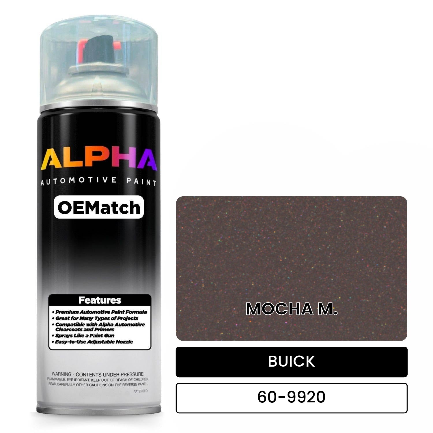 BUICK MOCHA M. 60-9920 OEMatch Spraycan