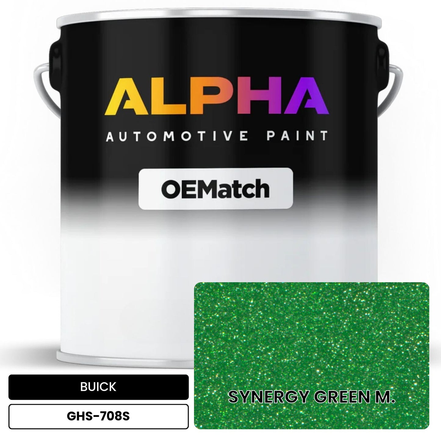 BUICK SYNERGY GREEN M. GHS-708S OEMatch Basecoat