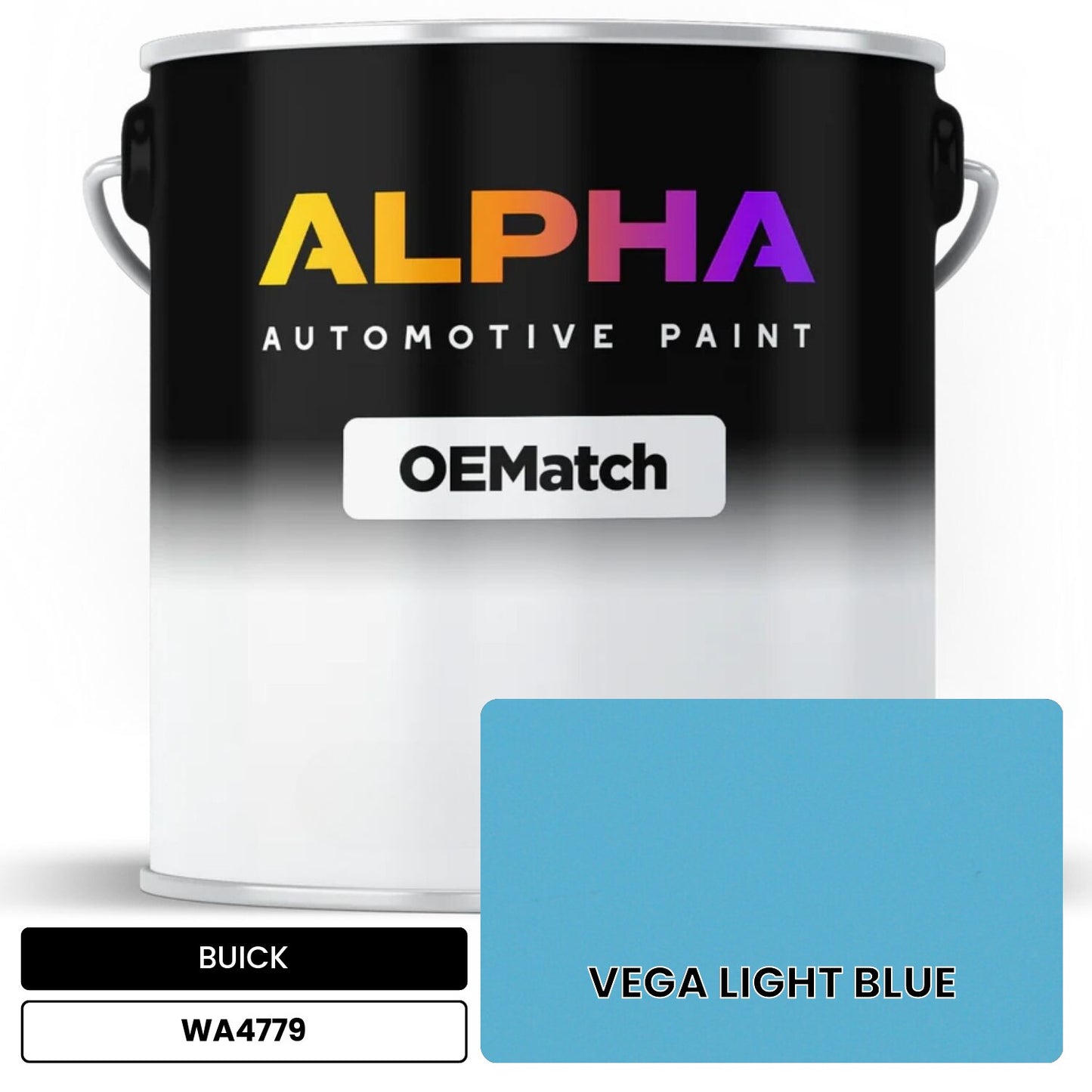 BUICK VEGA LIGHT BLUE WA4779 OEMatch Basecoat