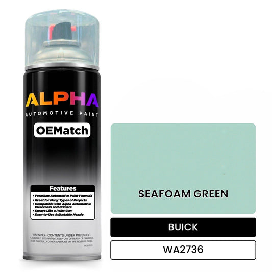 BUICK SEAFOAM GREEN WA2736 OEMatch Spraycan