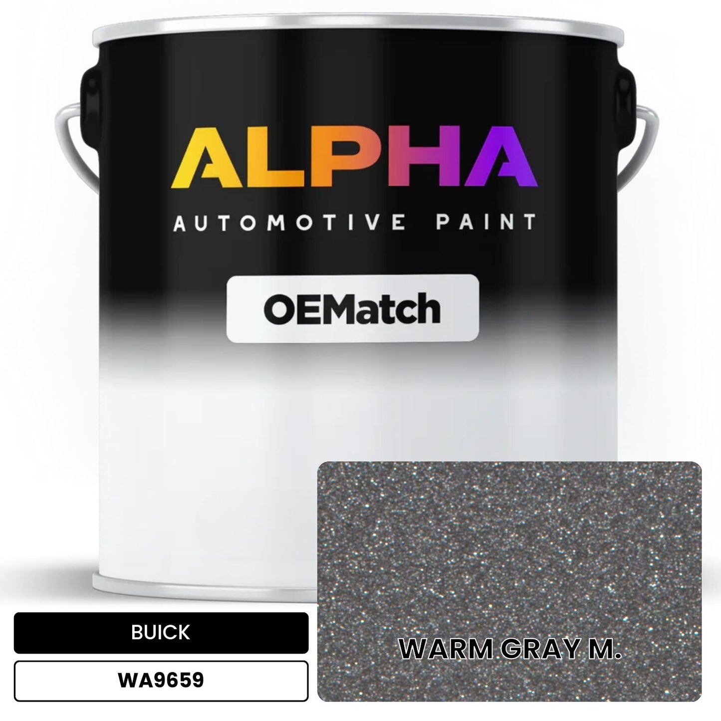 BUICK WARM GRAY M. WA9659 OEMatch Basecoat