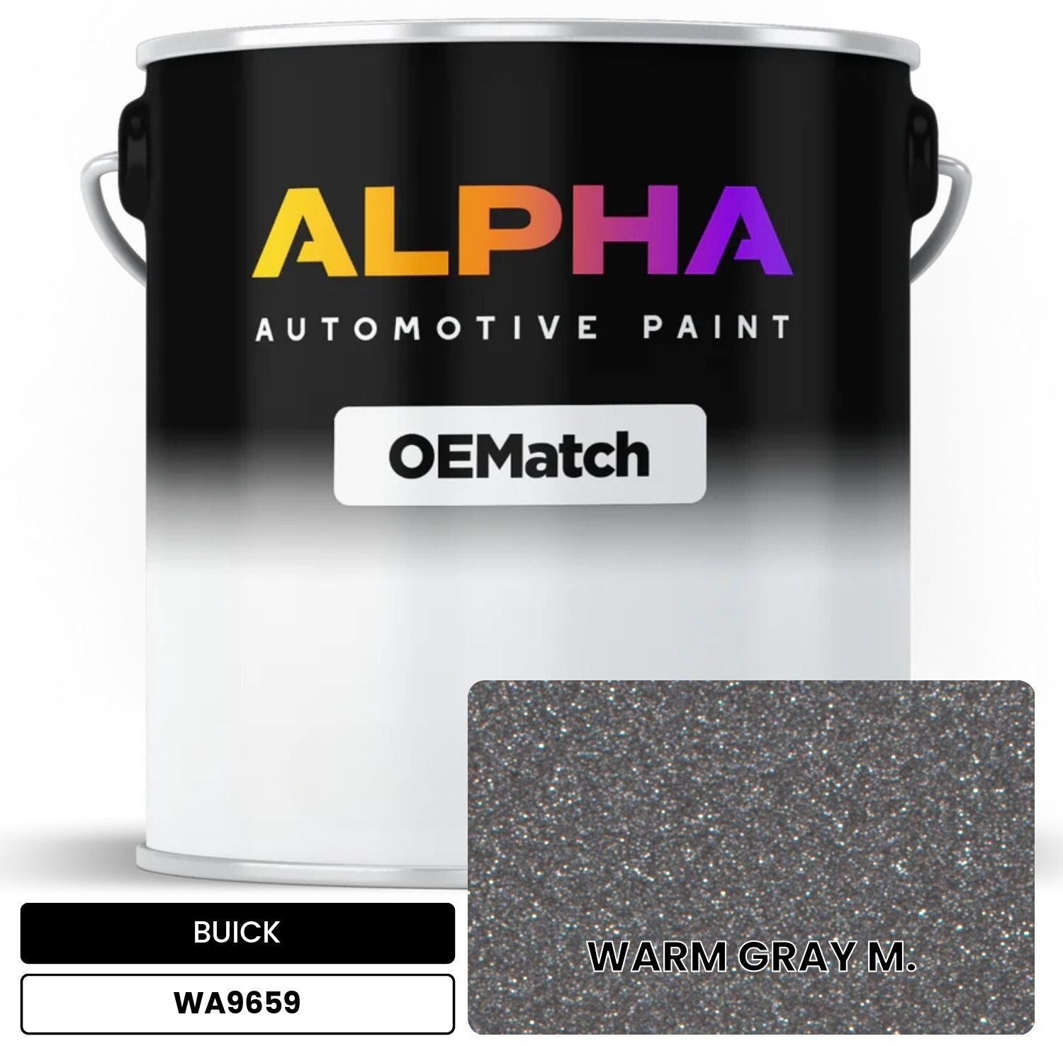 BUICK WARM GRAY M. WA9659 OEMatch Basecoat