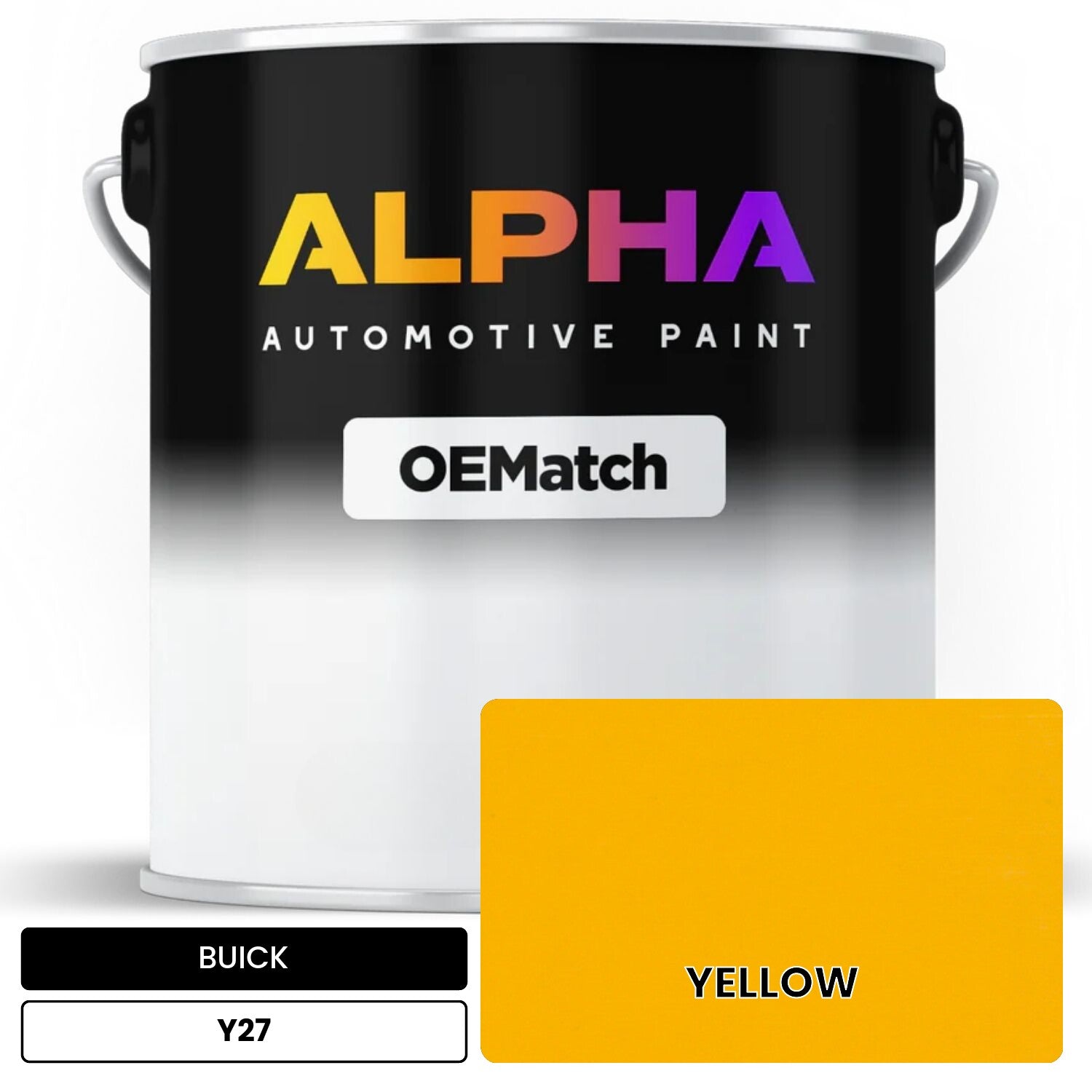 BUICK YELLOW Y27 OEMatch Basecoat