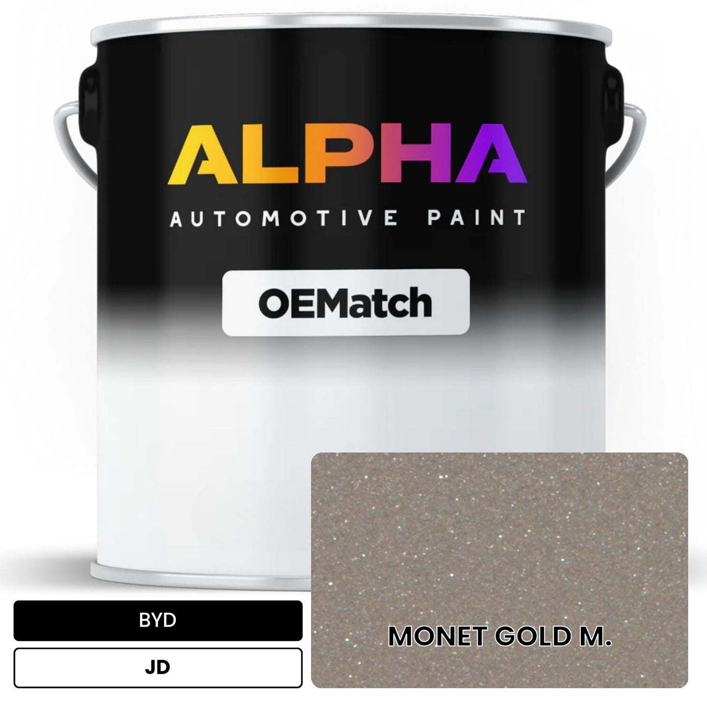 BYD MONET GOLD M. JD OEMatch Basecoat