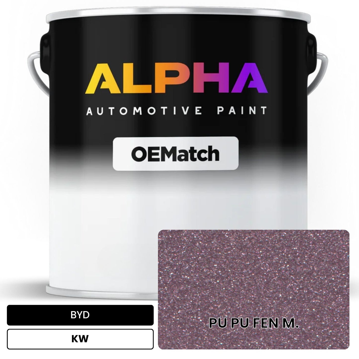 BYD PU PU FEN M. KW OEMatch Basecoat