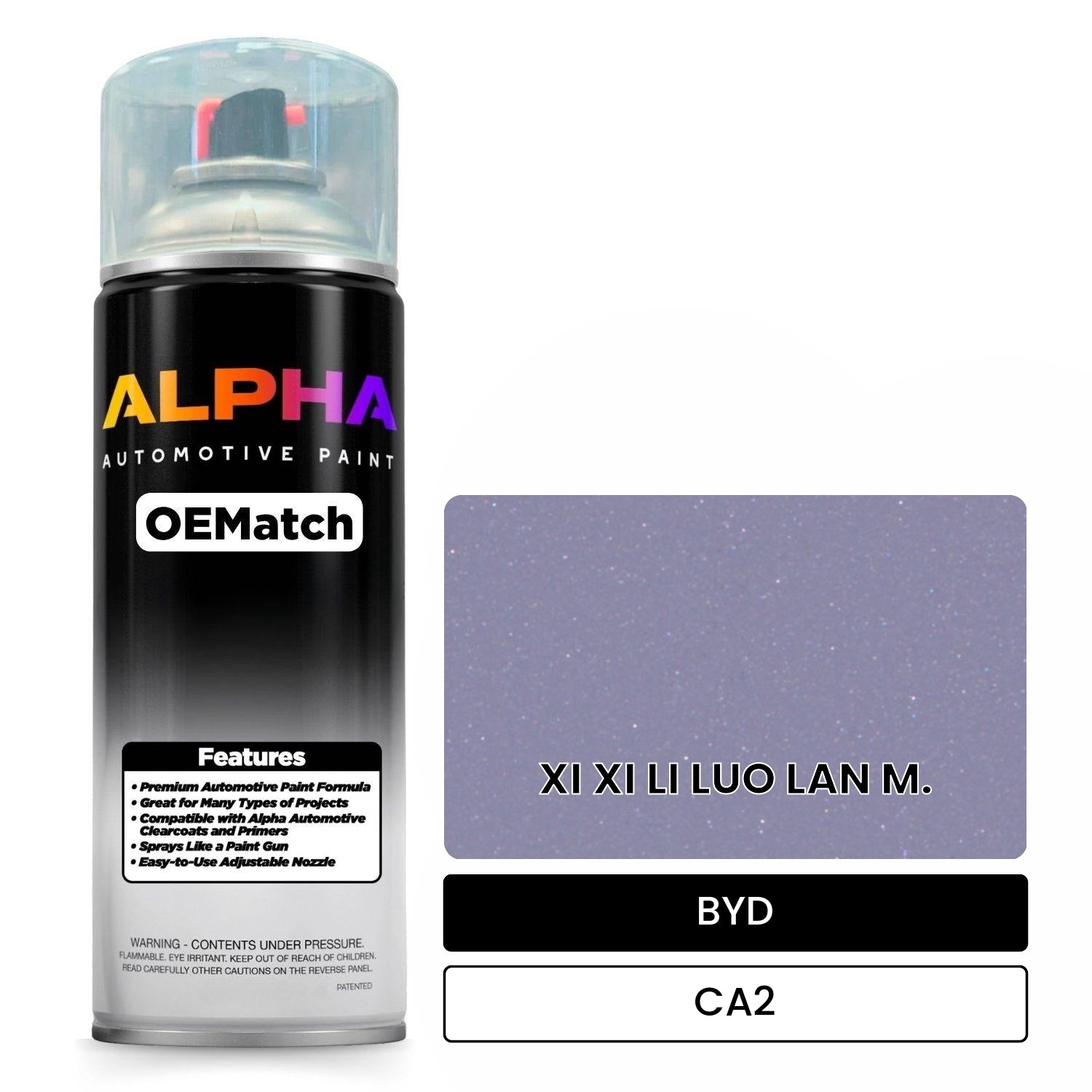 BYD XI XI LI LUO LAN M. CA2 OEMatch Spraycan