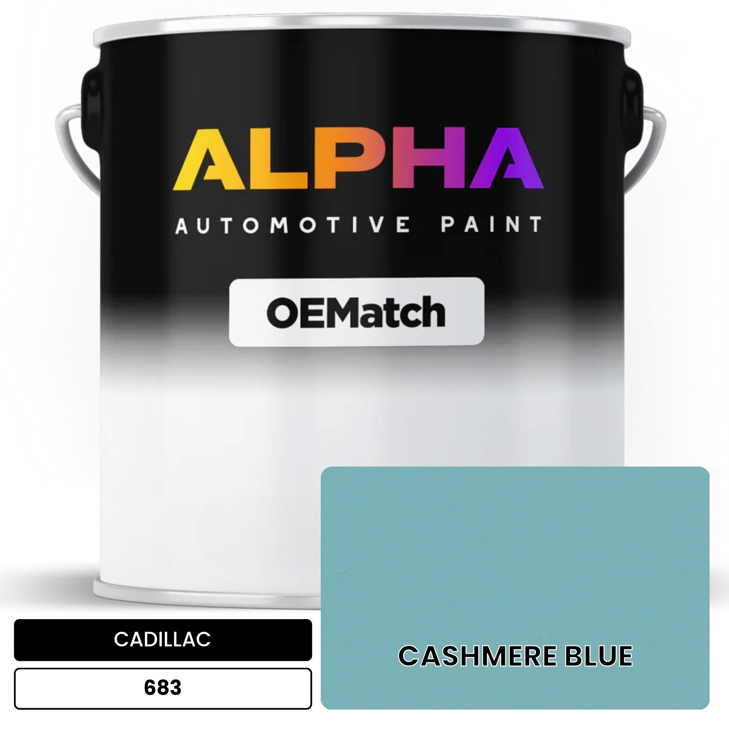 CADILLAC CASHMERE BLUE 683 OEMatch Basecoat