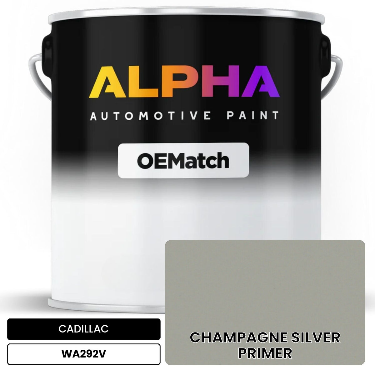 CADILLAC CHAMPAGNE SILVER PRIMER WA292V OEMatch Basecoat