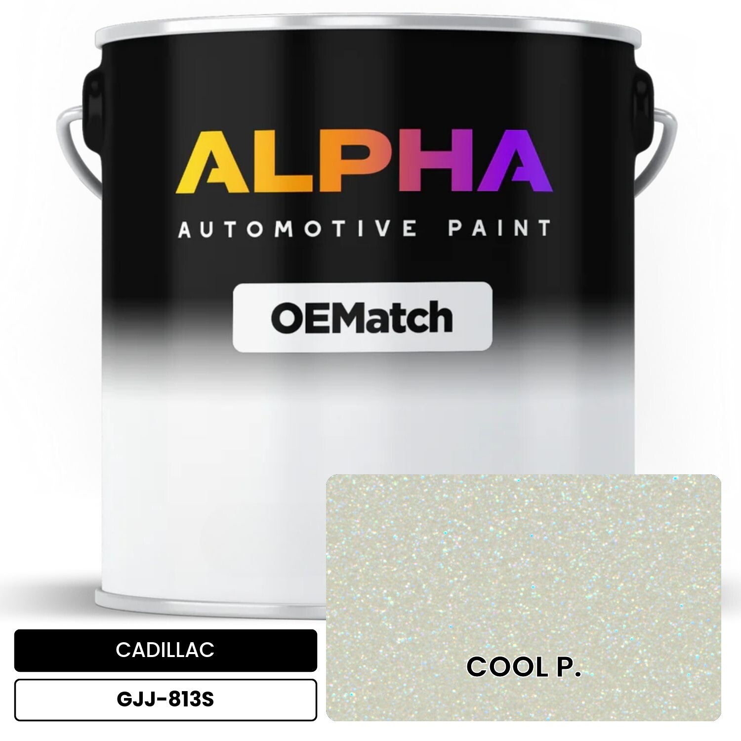 CADILLAC COOL P. GJJ-813S OEMatch Basecoat