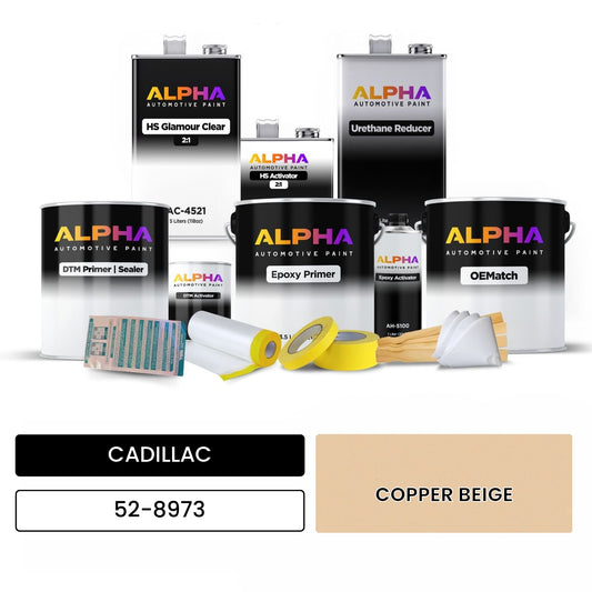CADILLAC COPPER BEIGE 52-8973 OEMatch Vehicle Paint Kit