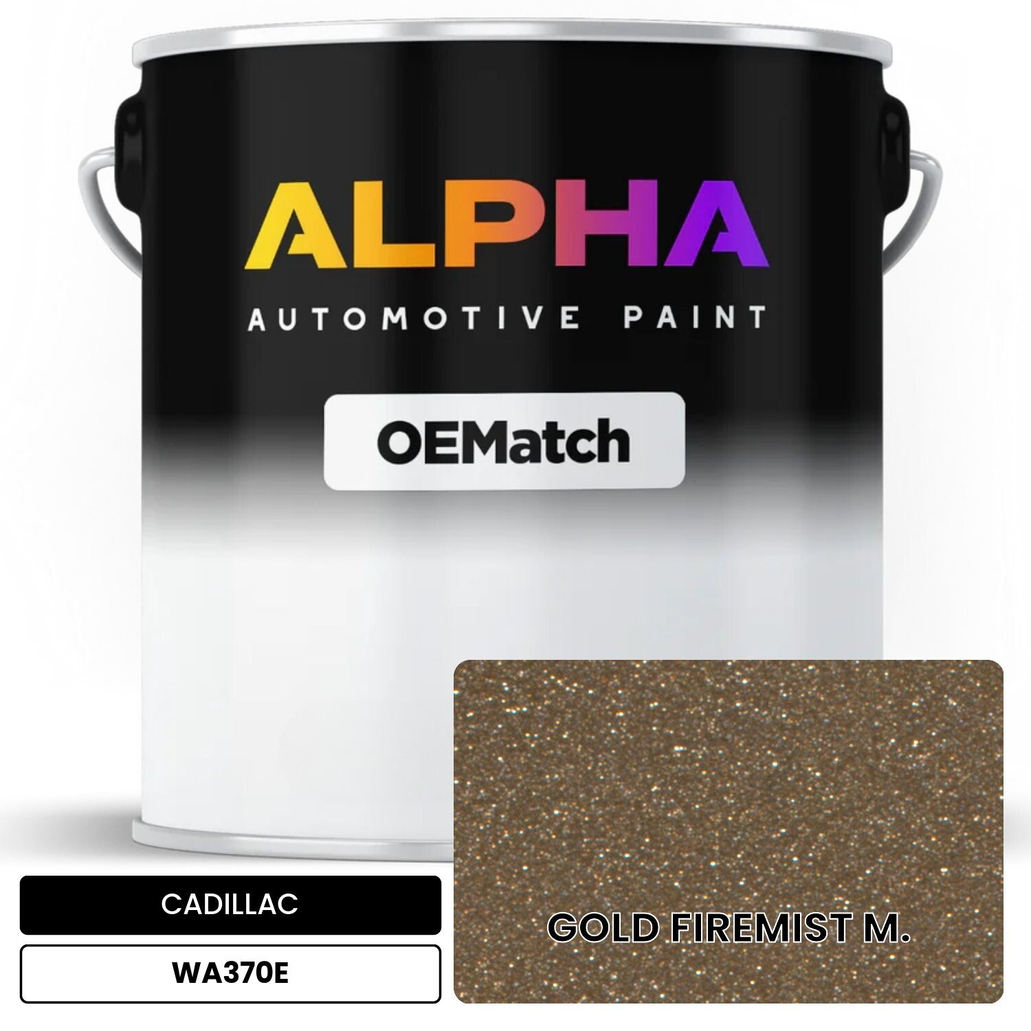 CADILLAC GOLD FIREMIST M. WA370E OEMatch Basecoat